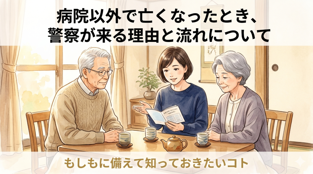 病院以外で亡くなったときの流れ