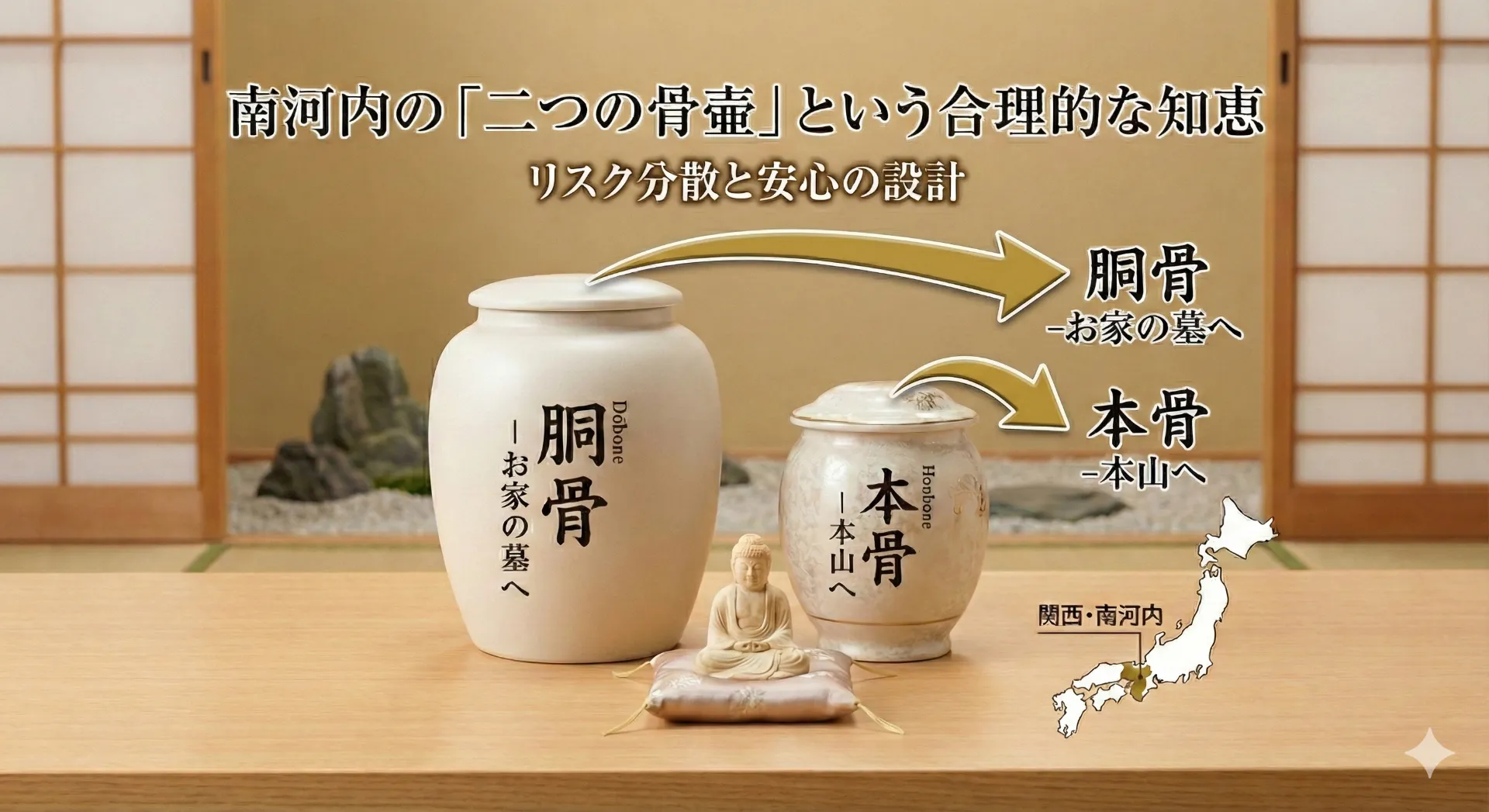 南河内の骨上げ文化