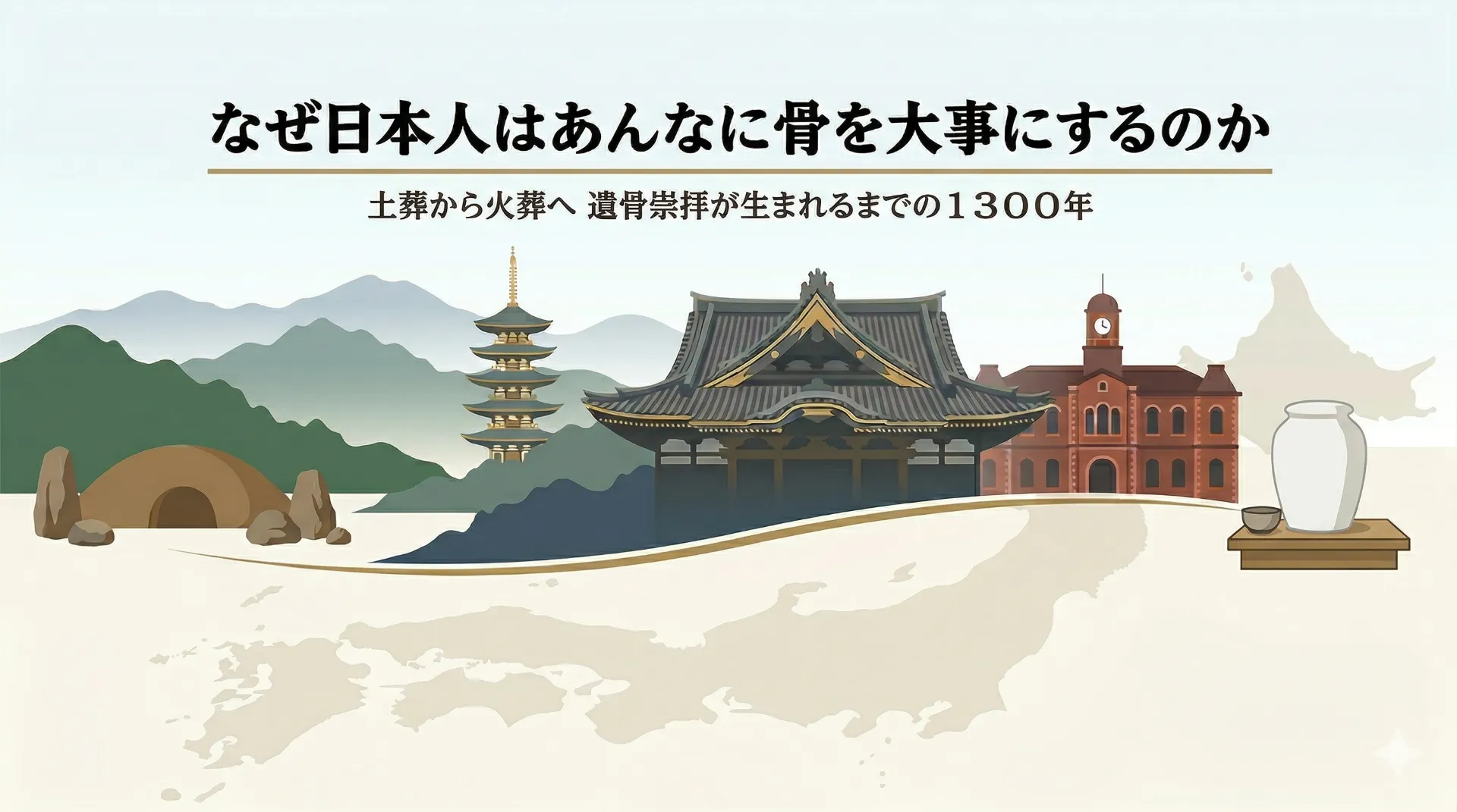 なぜ日本人は、あんなにお骨を大事にするのか ——土葬から火葬へ、遺骨崇拝が生まれるまでの1300年——
