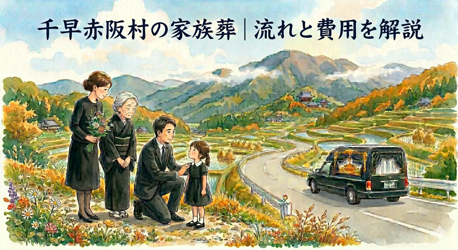 千早赤阪村の家族葬|流れと費用を解説