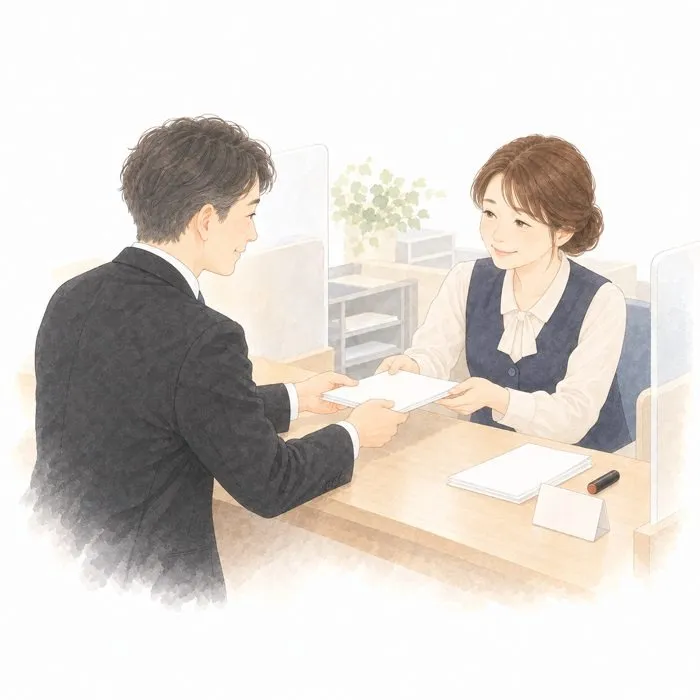 市役所での手続き